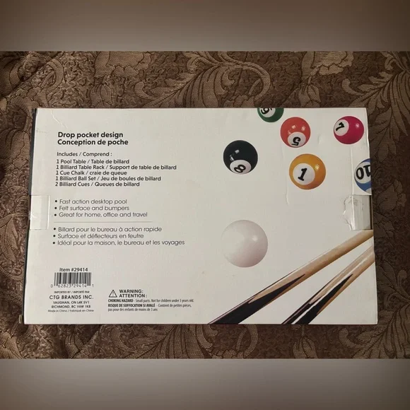 Desktop Pool Table - Picture 3 of 3